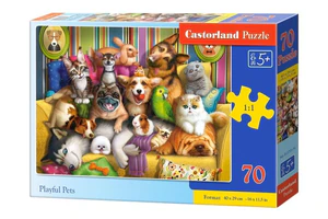 Puzzle 70 Playful Pets Puzzle 70 Playful Pets