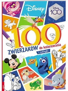 Disney mix 100 Zwierzaków do kolorowania