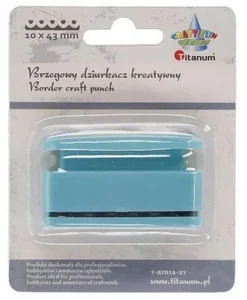 Dziurkacz z motywem Falbanka serca 10x43mm Dziurkacz z motywem Falbanka serca 10x43mm