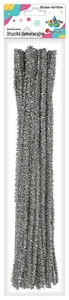 Druciki metalizowane 0,6x30cm 30szt srebrne