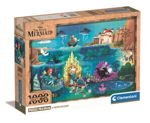 Puzzle 1000 compact Disney maps little mermaid Puzzle 1000 compact Disney maps little mermaid