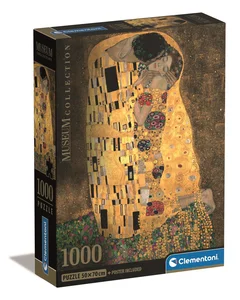 Puzzle 1000 compact Museum Klimt Pocałunek