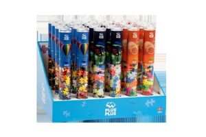 Plus-Plus Tuby świecące mix Display