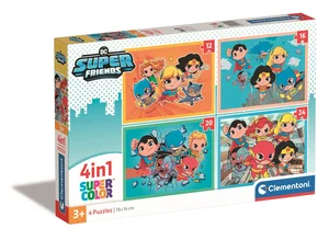 Puzzle 4w1 super color DC Super friends 21520 Puzzle 4w1 super color DC Super friends 21520