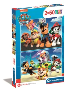 Puzzle 2x60 Supercolor Psi Patrol