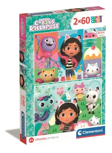 Puzzle 2x60 Super Kolor Gabby's Dollhouse Puzzle 2x60 Super Kolor Gabby's Dollhouse