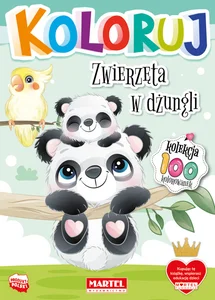 Zwierzęta w dżungli. Koloruj Zwierzęta w dżungli. Koloruj