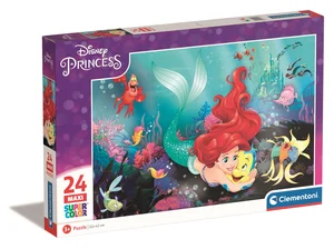 Puzzle 24 maxi super kolor Disney princess little mermaid 24243 Puzzle 24 maxi super kolor Disney princess little mermaid 24243