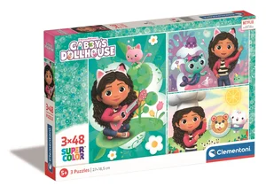 Puzzle 3x48 Supercolor Gabby's Dollhouse