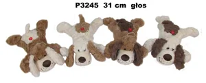 Pies z głosem leżący 31cm MIX Pies z głosem leżący 31cm MIX