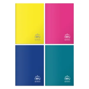 Paczka Zeszyt A5 60k kratka eco pp colors fsc pakiet 5 szt.