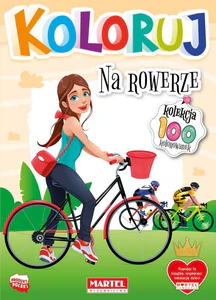 Na rowerze. Koloruj Na rowerze. Koloruj