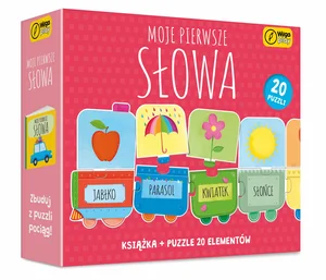 Moje pierwsze słowa. Puzzle i książka