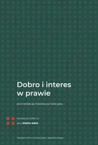 Dobro i interes w prawie Dobro i interes w prawie
