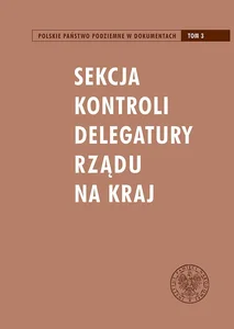 Sekcja Kontroli Delegatury Rządu na Kraj Sekcja Kontroli Delegatury Rządu na Kraj