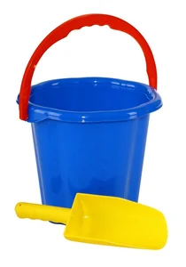 Wiaderko duże z łopatką MIX Wiaderko duże z łopatką MIX