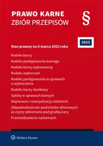 Kodeks karny. Kodeks postępowania karnego. Kodeks karny wykonawczy. Kodeks wykroczeń. Kodeks postępowania w sprawach o wykroczenia. Kodeks karny skarbowy. Opłaty w sprawach karnych. Wspieranie i resocjalizacja nieletnich. Prawo karne. Zbiór przepisów