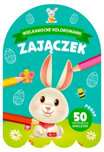 Wielkanocne kolorowanki Zajączek