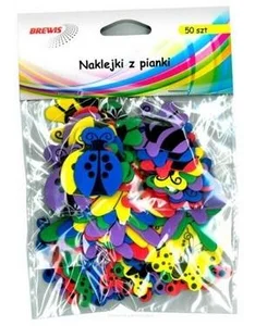 Naklejki z pianki owady 50szt Naklejki z pianki owady 50szt