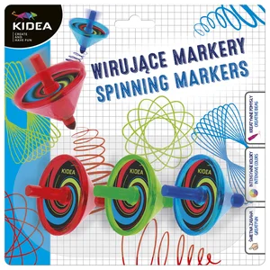 Wirujące markery Kidea 3 kolory WM3KA Wirujące markery Kidea 3 kolory WM3KA
