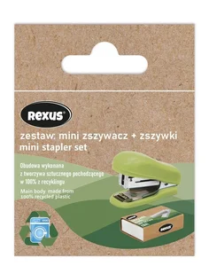 Zestaw mini zszywacz + zszywki Zestaw mini zszywacz + zszywki