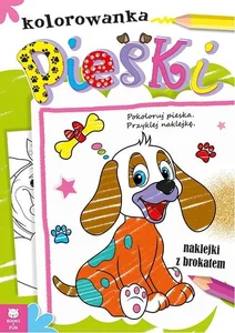 Seria z brokatem Pieski