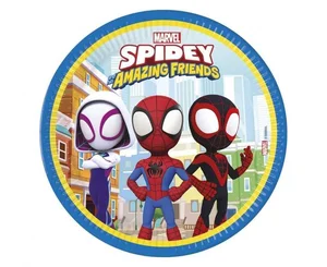 Talerzyki papierowe Spidey & His Amazing.. 23cm Talerzyki papierowe Spidey & His Amazing.. 23cm