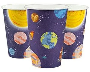 Kubki papierowe Galaxy 8szt Kubki papierowe Galaxy 8szt