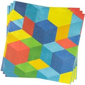 Serwetki Klocki 33x33cm 20szt Serwetki Klocki 33x33cm 20szt