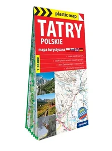 Tatry polskie foliowana mapa turystyczna  1:30 000