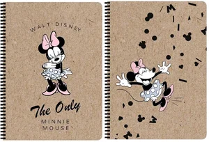 Kołozeszyt A4/80K kratka Minnie Mouse Kraft