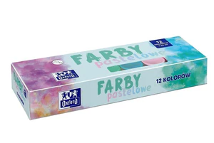 Farby plakatowe pastelowe Oxford 12 kolorów 20ml Farby plakatowe pastelowe Oxford 12 kolorów 20ml