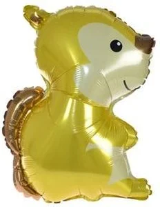 Balon foliowy leśne zwierzątka - wiewiórka 60cm Balon foliowy leśne zwierzątka - wiewiórka 60cm