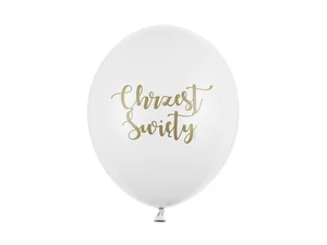 Balony Chrzest Święty Pastel 30cm 6szt Balony Chrzest Święty Pastel 30cm 6szt