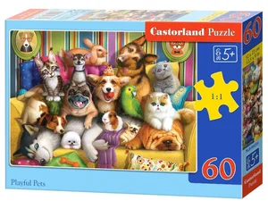 Puzzle 60 Playful Pets B-066254 Puzzle 60 Playful Pets B-066254