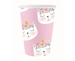 Kubeczki papierowe Kotek 250 ml 6szt