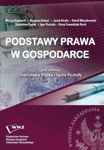 Podstawy prawa w gospodarce Podstawy prawa w gospodarce