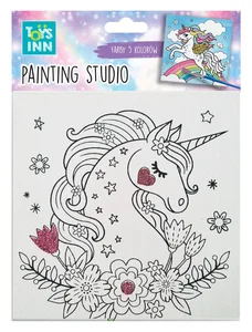 Canvas Unicorn Kwiaty Zestaw do malowania
