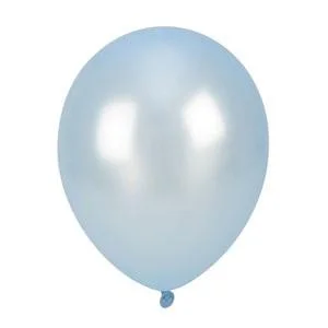 Balony metalizowane błękitne 25cm 100szt Balony metalizowane błękitne 25cm 100szt