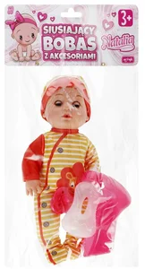 Lalka Natalia siusiający bobas z akcesoriami 30 cm Lalka Natalia siusiający bobas z akcesoriami 30 cm
