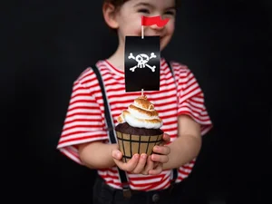 Zestaw do muffinek Piraci 6szt Zestaw do muffinek Piraci 6szt