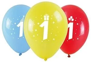 Balony z nadrukiem 1 28cm 3szt