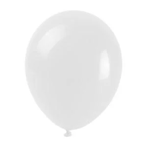 Balony pastelowe białe 25cm 100szt
