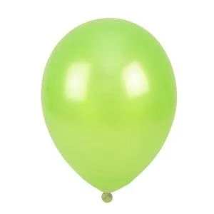 Balony metalizowane jasnozielone 25cm 100szt Balony metalizowane jasnozielone 25cm 100szt