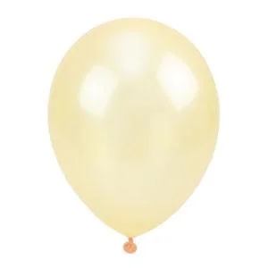 Balony metalizowane kremowe 30cm 100szt Balony metalizowane kremowe 30cm 100szt