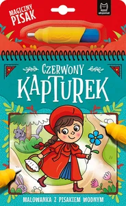 Czerwony Kapturek Malowanka z pisakiem wodnym Czerwony Kapturek Malowanka z pisakiem wodnym