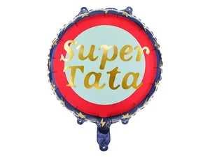 Balon foliowy Super Tata 45cm Balon foliowy Super Tata 45cm