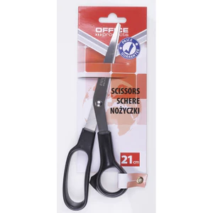 Nożyczki biurowe Office Products klasyczne czarne 21cm