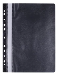Paczka skoroszyt A4 Office Products PP miękki  wpinany czarny 25 sztuk