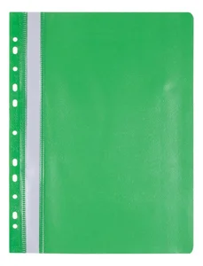 Paczka skoroszyt A4 Office Products miękki wpinany zielony 25 sztuk
